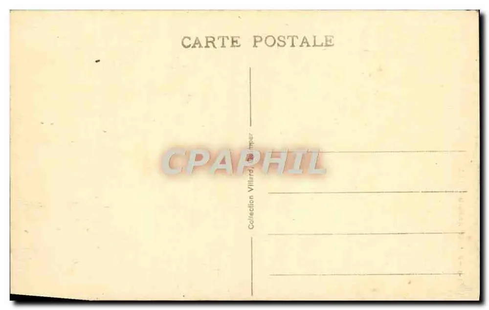 Sainte Anne-la-Palud — estátua da Virgem coroada com criança — editor desconhecido, n° 6293 - Verso