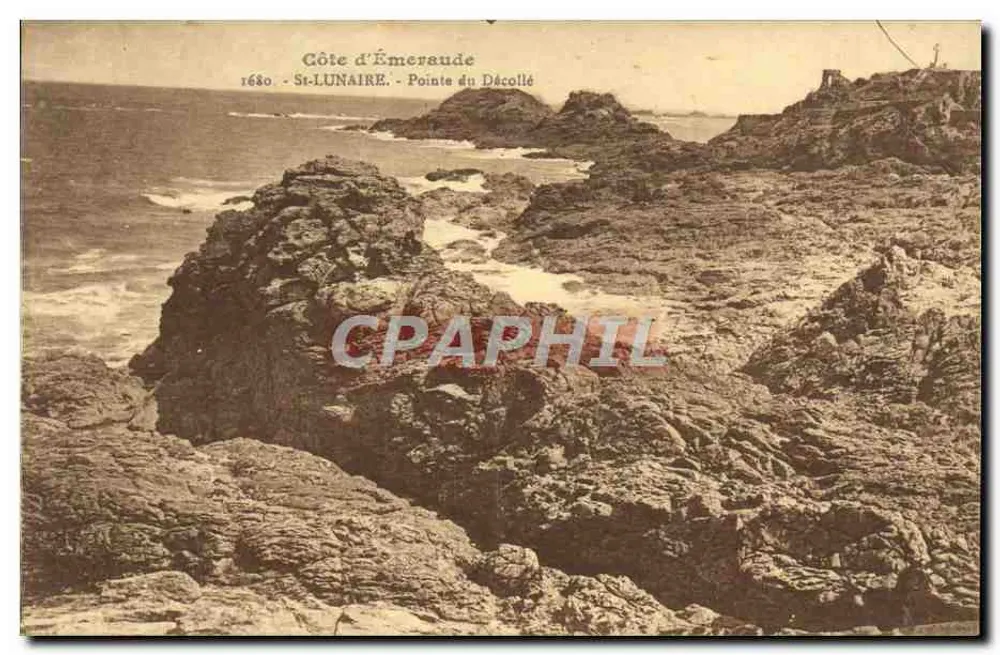 Costa de Émeraude - Ponta do Décollé - St-Lunaire - Frente