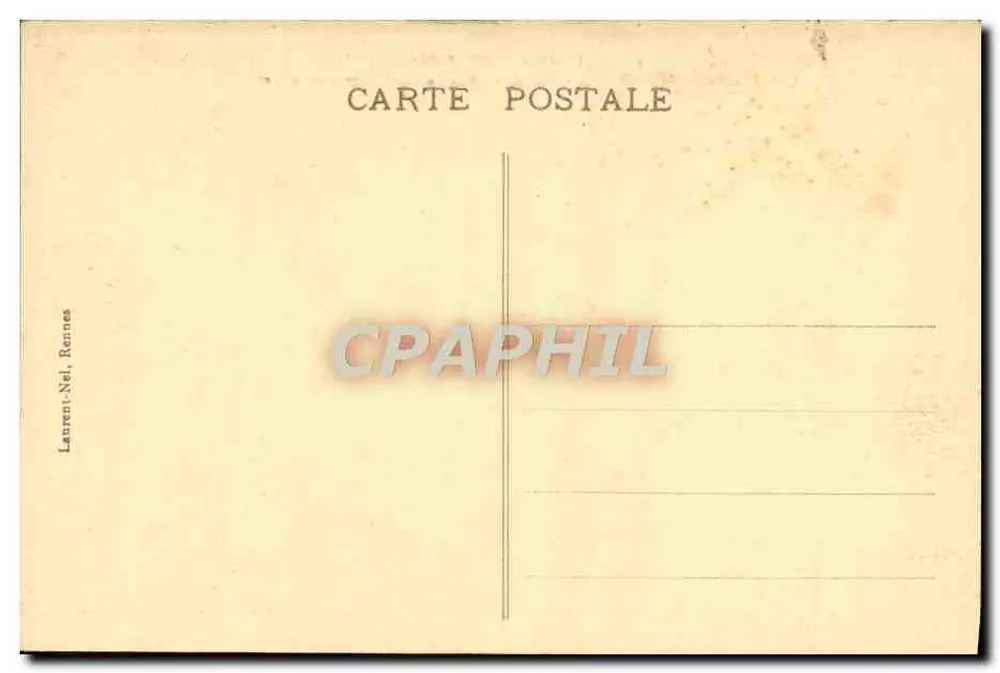 Côte d'Emeraude — St-Lunaire, Pointe und Croix du Décollé aus Sicht vom Meer — Laurent-Nel, Rennes - Rückseite