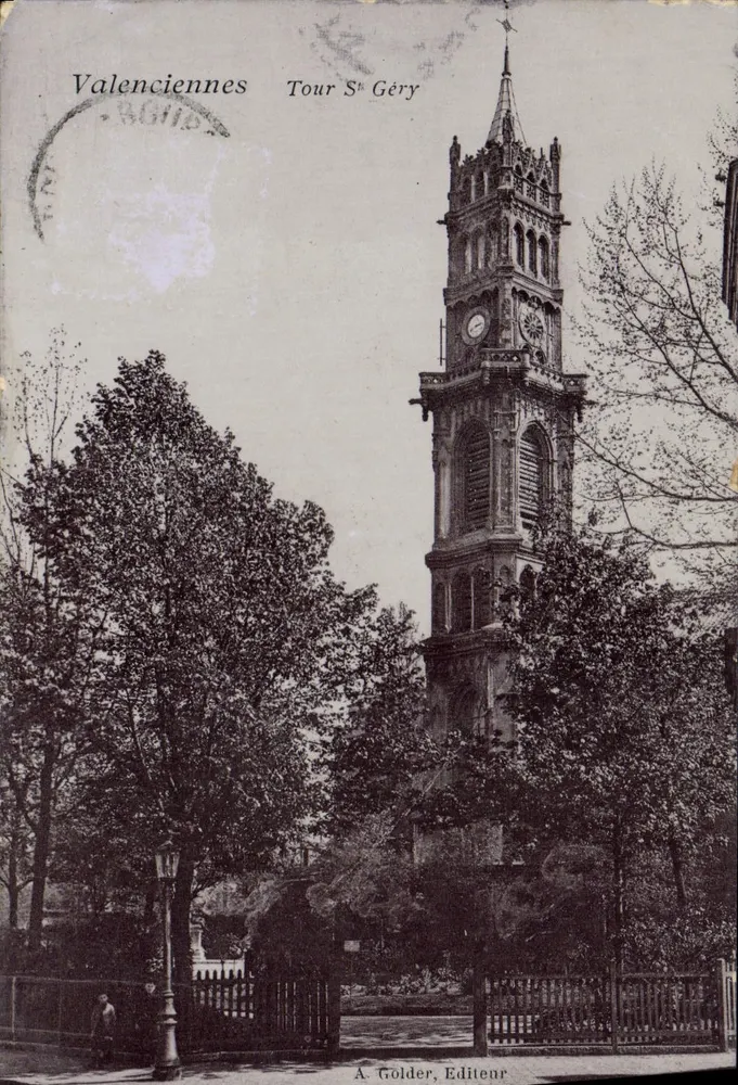 Valenciennes — Torre Saint-Géry — A. Goldner, Editor - Frente