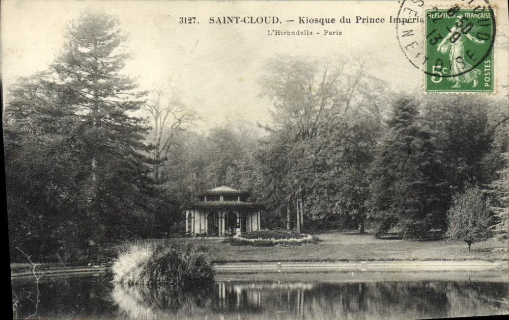 Saint-Cloud — Kiosque do Príncipe Imperial — L'Hirondelle - Paris - Frente