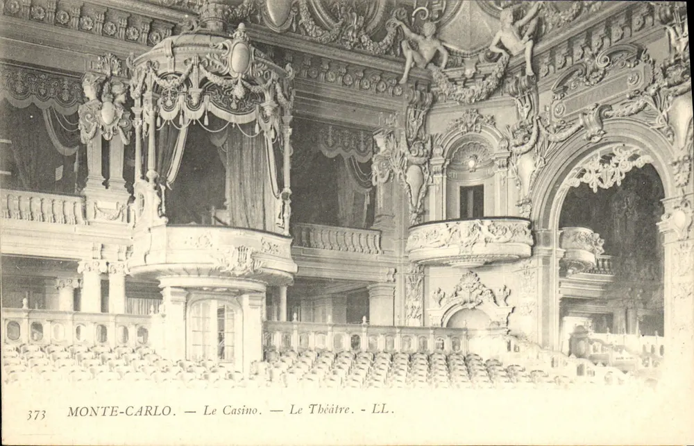 Monte-Carlo — O Casino — O Teatro — LL. — n° 3773 - Frente