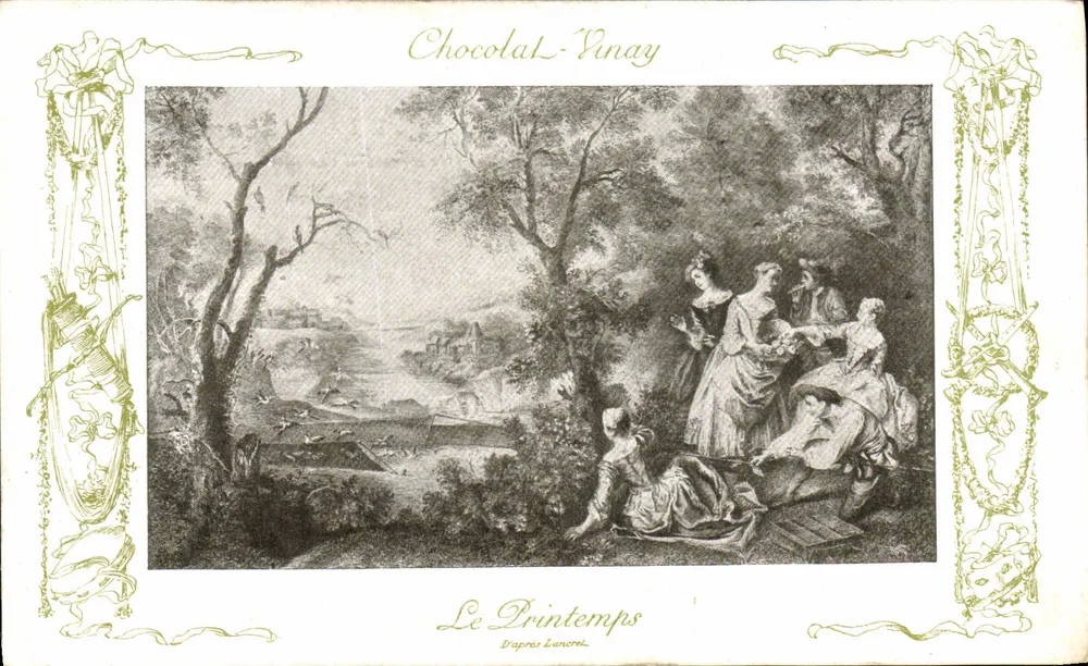 Frühling — Nach Lunorel — Chocolat-Vinay, Serie VII, N° 6 - Vorderseite