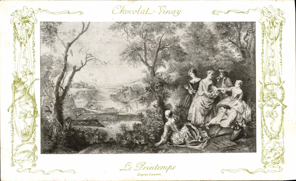 Frühling — Nach Lanore — Chocolat-Vinay, Serie VII, N° 6 - Vorderseite