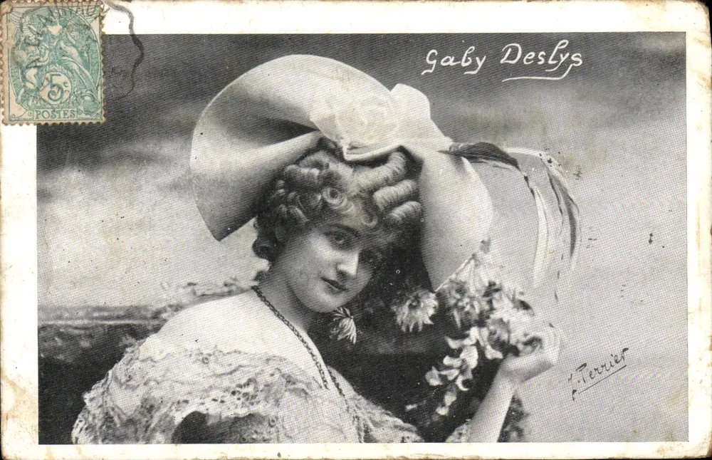 Gaby Deslys — Portrait — J. Terrier - Vorderseite