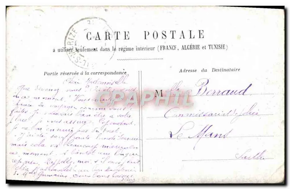 Fille jouant du violon — Portrait photographique — Éditeur : Manuel - Verso
