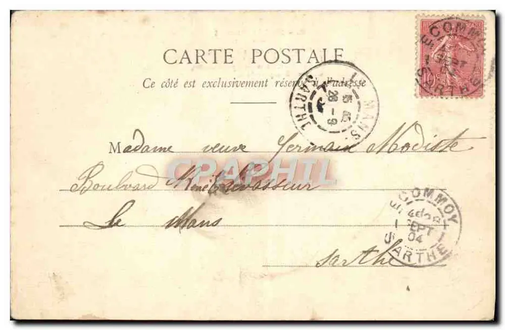 Tiare — Saitapharnès — Phototype A. Berberet & Cie, Nantes - Rückseite