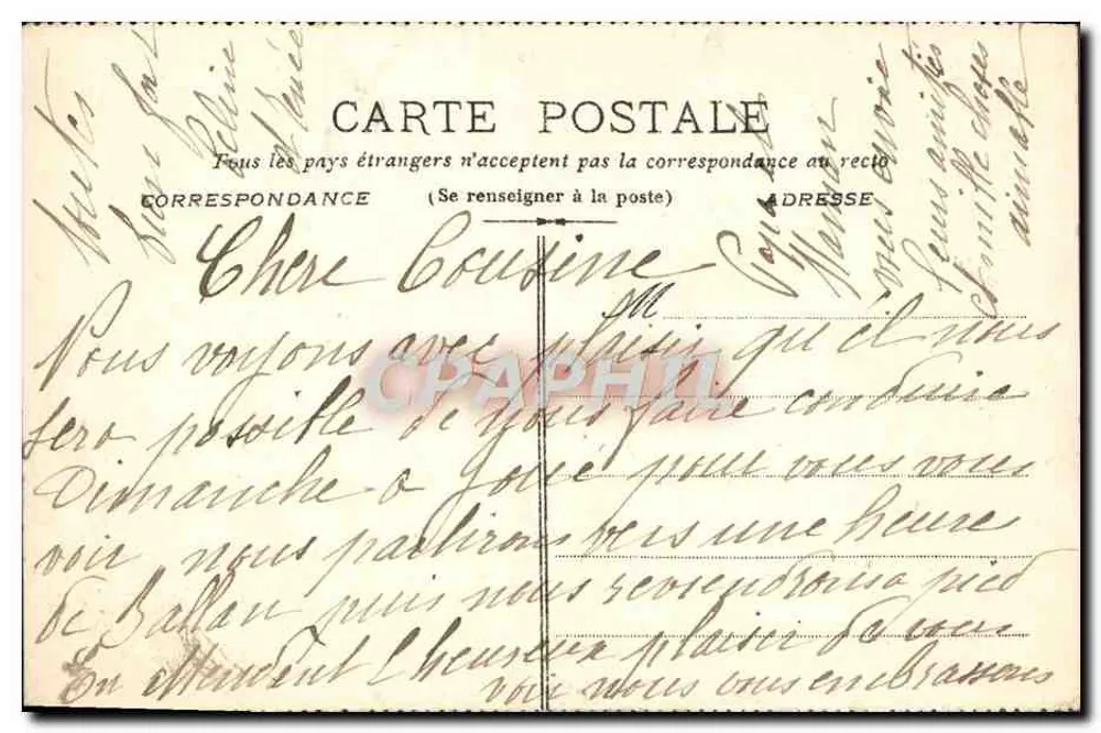 Femme se levant — scène matinale — F. N. édit., Paris - Verso