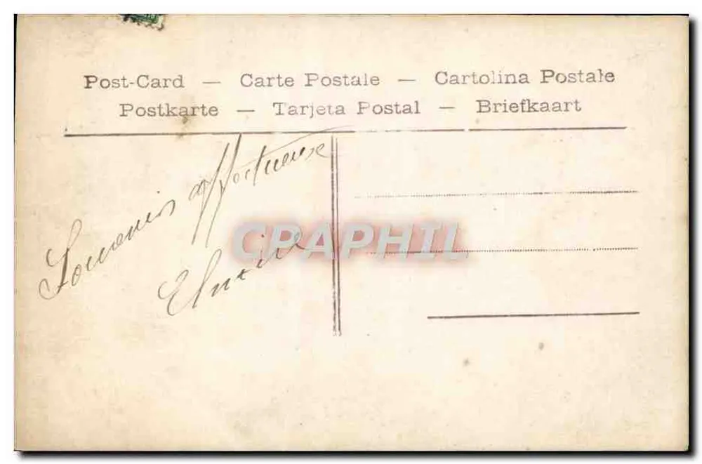 Paar in einem Auto — romantische Szene — Verlag XPCX, n° 4153 - Rückseite