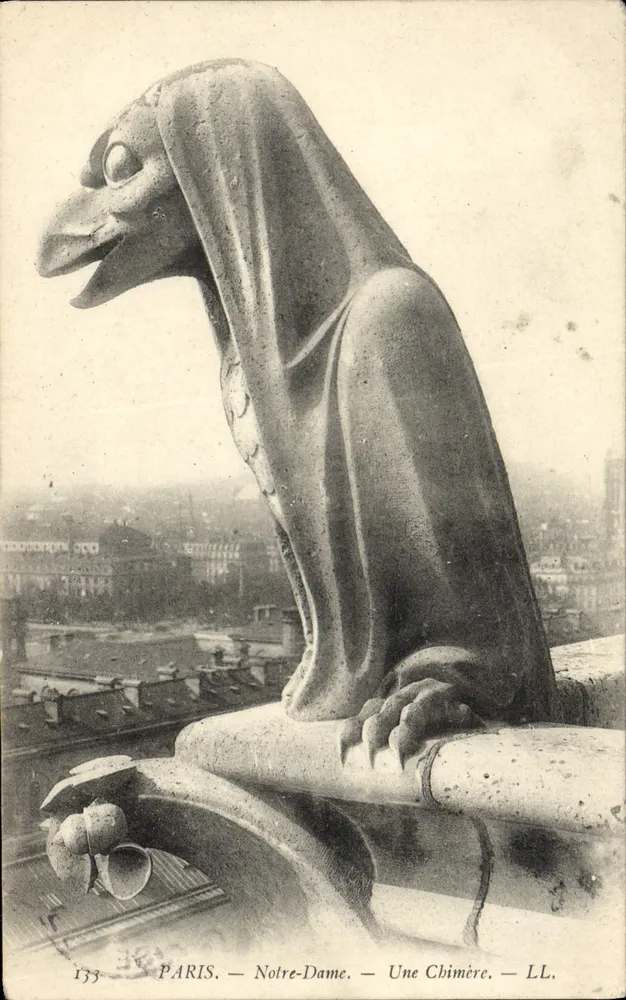 Paris — Notre-Dame — Uma Chimera — LL. — n°133 - Frente