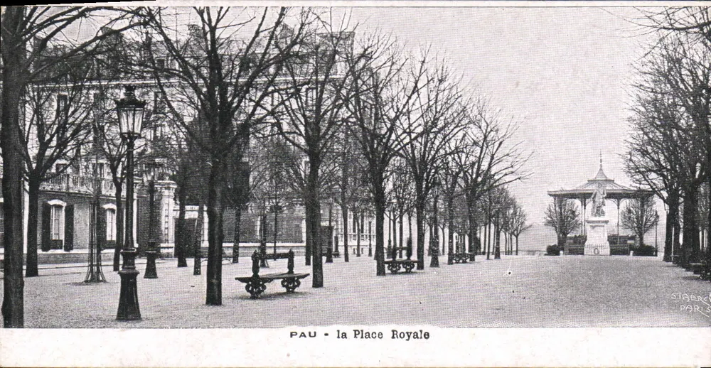 Pau - a Place Royale — editor Stiger & Cie, Paris - Frente