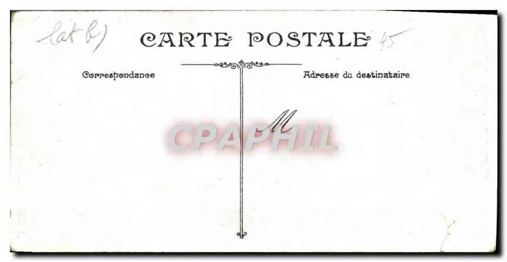 Orléans — Le Pont Royal — éditeur imprimeur non visible, n° de série 311 - Verso