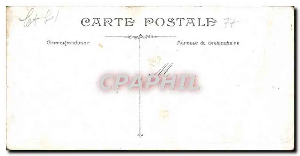Melun - Monumento Pasteur e Cane de Victor Hugo — editor não identificado, número de série 383 - Verso