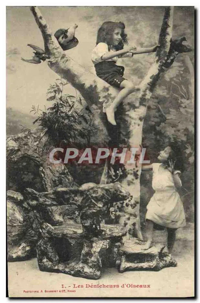 Die Vogelbeobachter — Phototype A. Benkerat & Cie, Nancy - Vorderseite