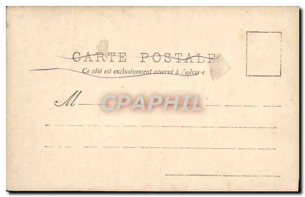 Dois crianças em traje tradicional — cena afetuosa — A.N. Paris, série VII - Verso