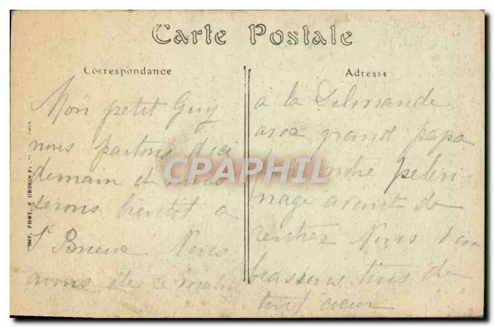 Sainte-Anne (Calvados) — estátua interna de uma igreja — ND. 1 - Verso