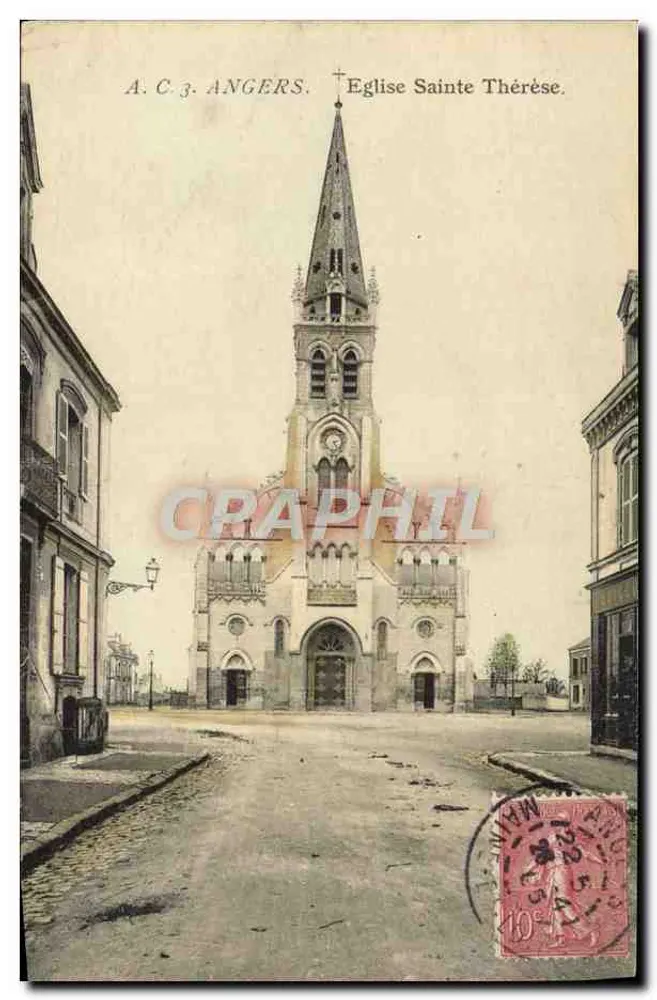 Angers — Église Sainte-Thérèse — A.C.3. ANGERS - Frente