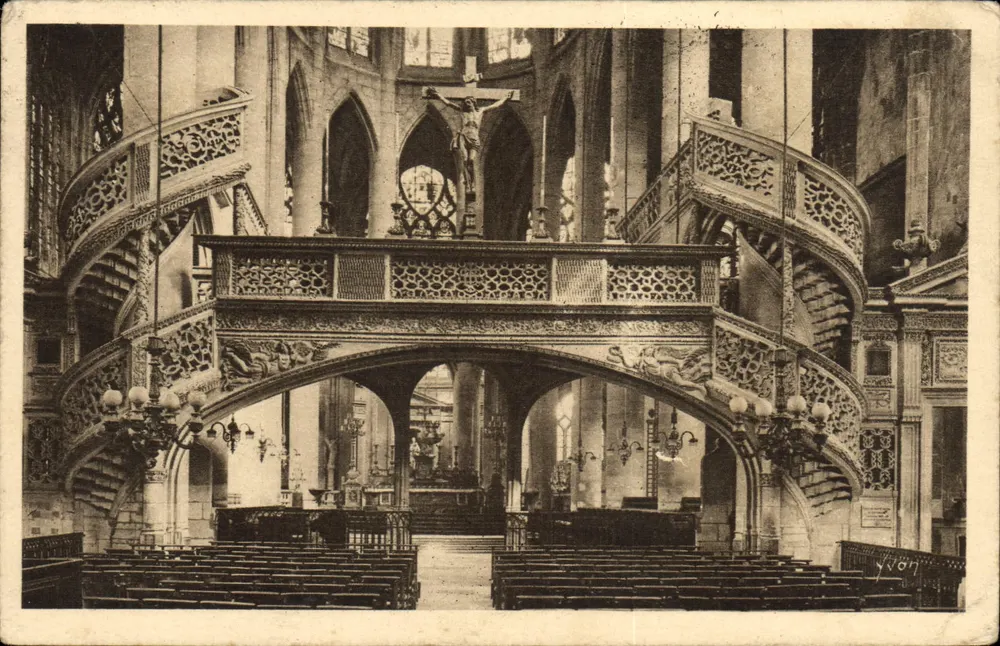 Kirche Saint-Étienne-du-Mont — Innenansicht — Éditions d'Art Yvon, n°159 - Vorderseite