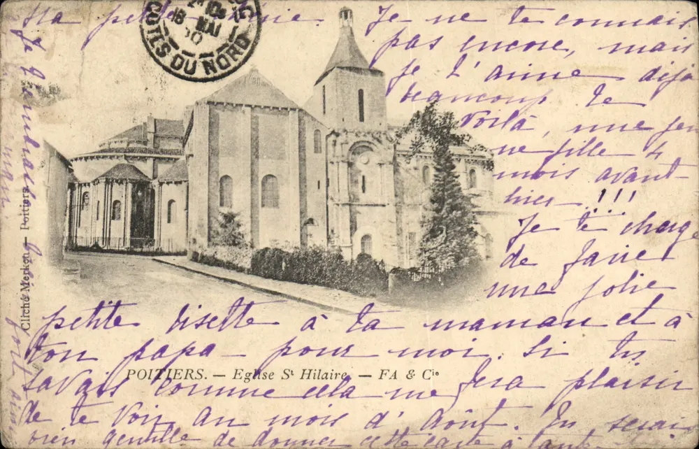 Poitiers — Église Saint-Hilaire — éditeur FA & Cie - Frente