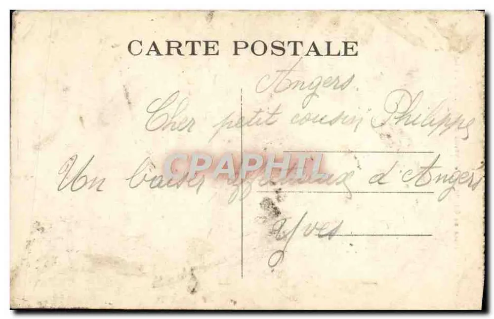 Kapelle des Champ-des-Martyrs von Avrillé — Medaille des Glasfensters von Saint-Pierre — Verlag Clamers, Nr. 9 - Rückseite