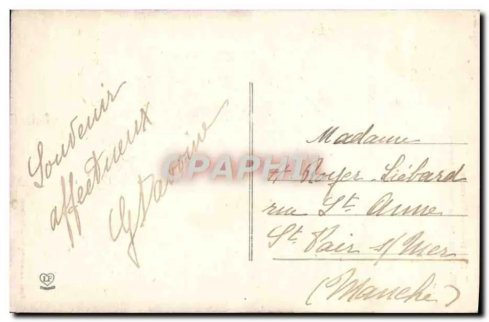 Lourdes - A Cruz dos Bretões — editor Louisiane, n° 820 - Verso