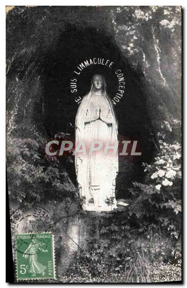 Estátua da Virgem Imaculada Conceição — Nossa Senhora da Conceição — editor desconhecido - Frente