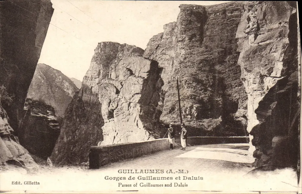 Gorges von Guillaumes und Daluis — Passes von Guillaumes und Daluis — Edit. Gilletta - Vorderseite