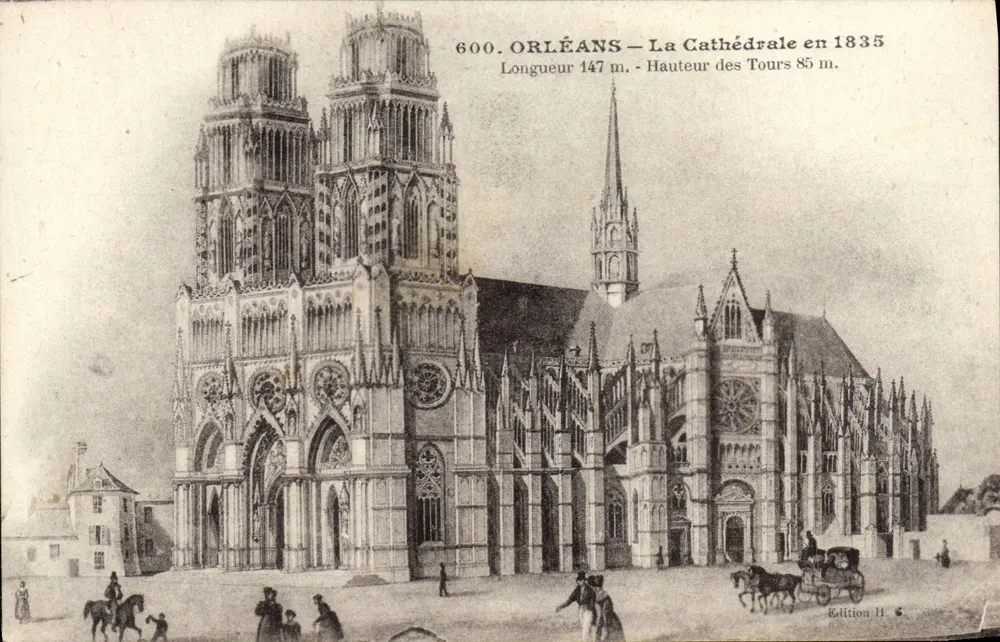 Orléans — A Catedral em 1835 — Edição 11 - Frente