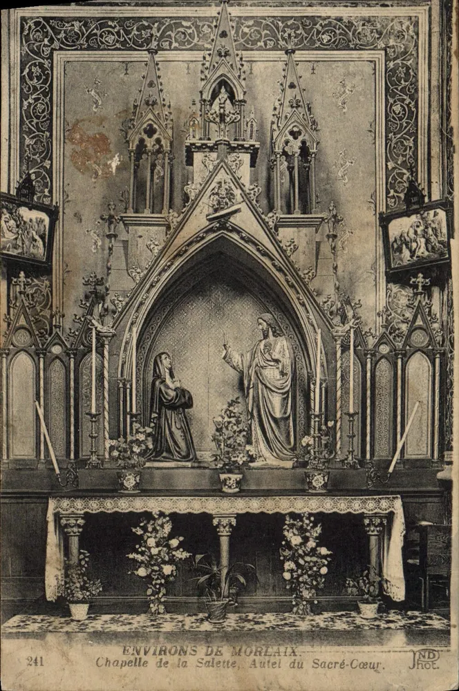 Um Morlaix — Kapelle La Salette, Altar des Heiligen Herzens — JND Hot. n°241 - Vorderseite