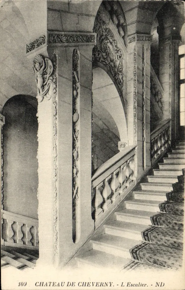 Castelo de Cheverny — A Escada — ND - Frente