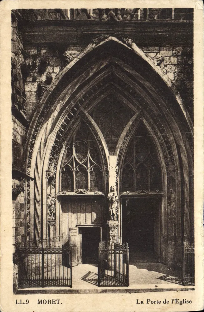 Moret — A Porta da Igreja — LL.9 - Frente