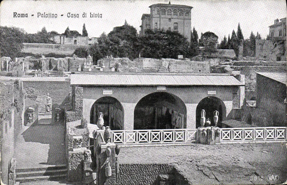 Rom - Palatin - Haus der Livia - Vorderseite
