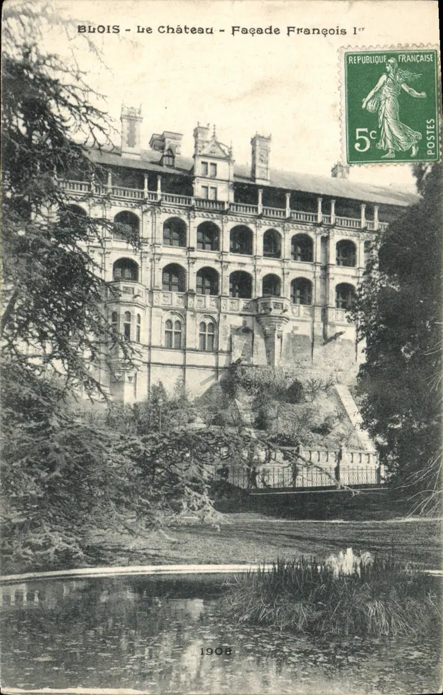 Blois - Schloss - Fassade François Ier — unbekannter Verlag, Seriennummer nicht sichtbar - Vorderseite
