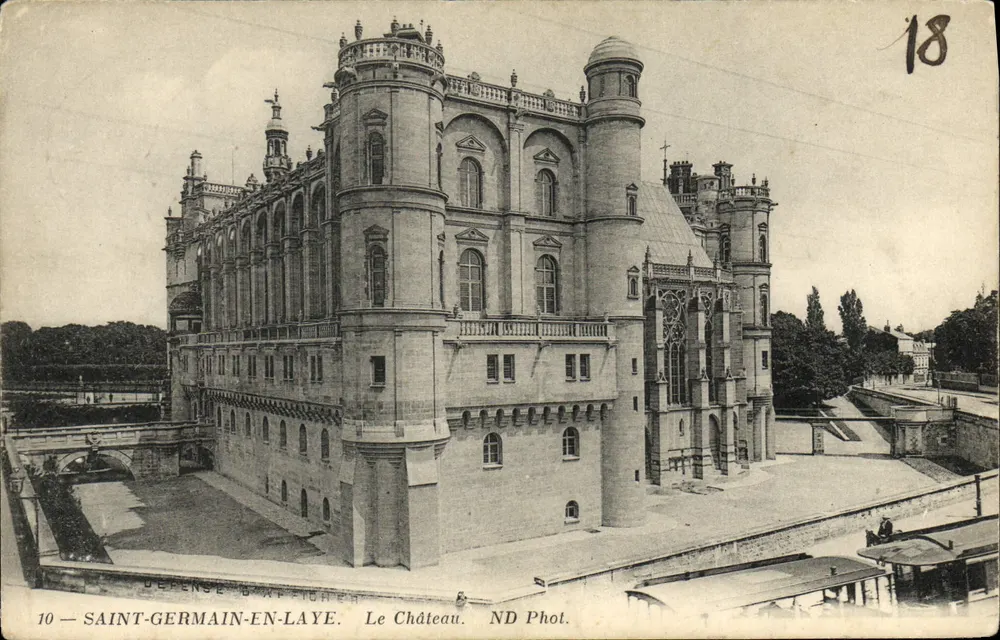 Saint-Germain-en-Laye — O Castelo — ND Phot. - Frente