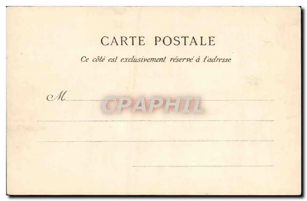PAU — O Castelo — Heliotipia E. La Doleey, Paris - Verso