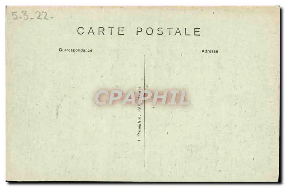 Chenonceaux — Das Schloss (Nordseite) - Ansicht der Grande Allée —n°48 - Rückseite