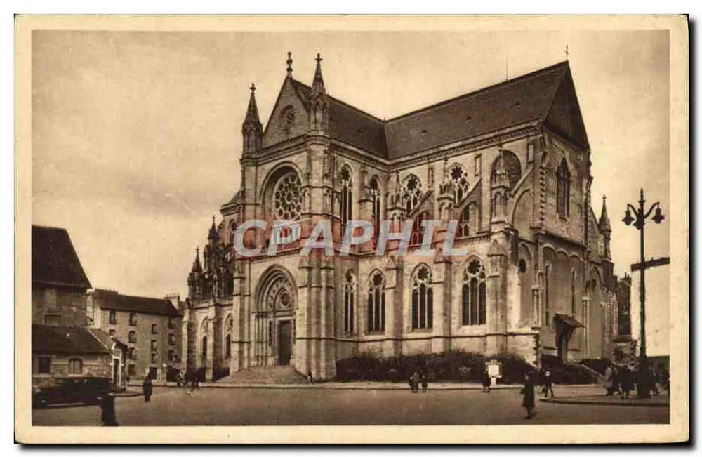Rennes (Ille-et-Vilaine) — Igreja de São Aubin e Basílica Nossa Senhora de Bonne-Nouvelle — Edições Artísticas e Publicitárias - Frente