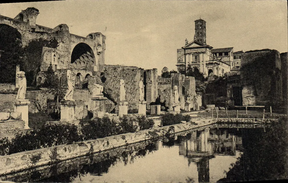 Rome - Foro Romano - Casa delle Vestali — Panetti, Roma - Vorderseite