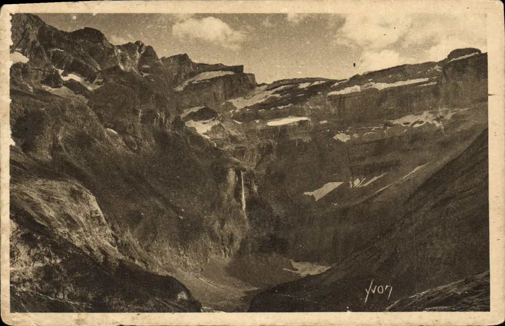 Le Cirque de Gavarnie — Panoramablick — Édition d'Art YVON, Paris - Vorderseite
