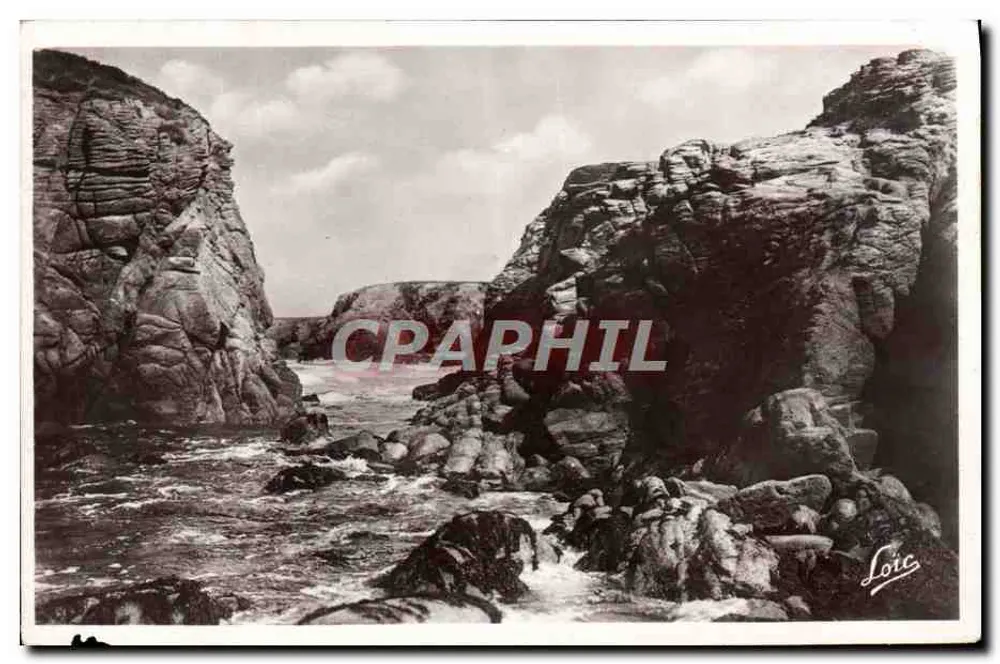 Presqu'île de Quiberon — Rochers de Port-Bara — Le Chaos - Vorderseite
