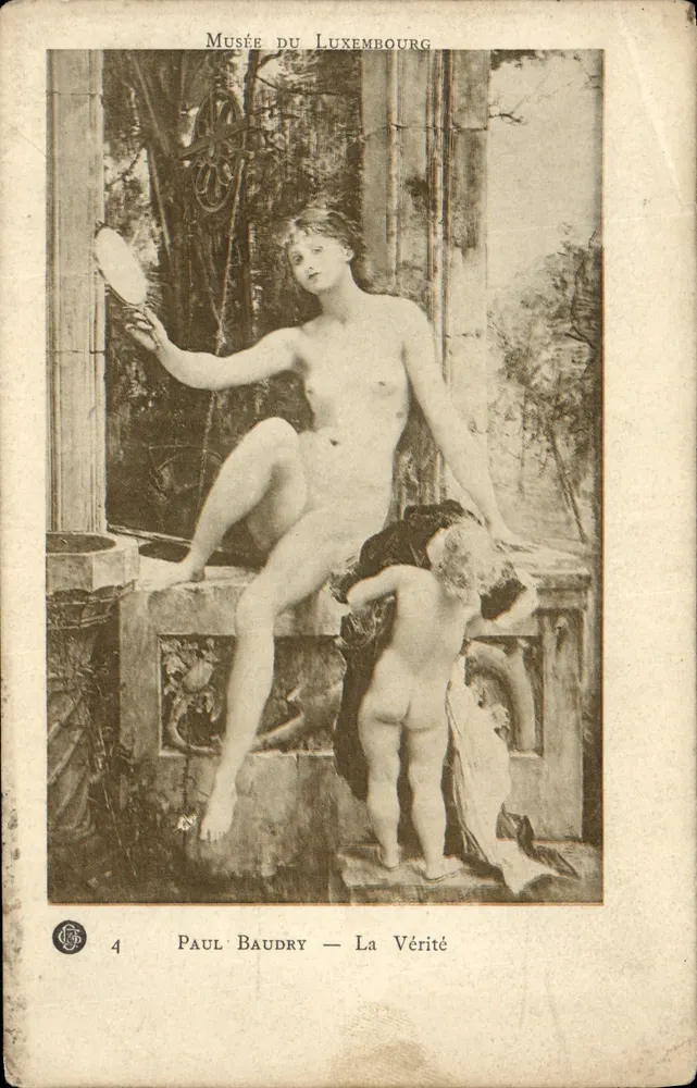 Musée du Luxembourg — Skulptur 'La Vérité' — Paul Baudry, n°4 - Vorderseite