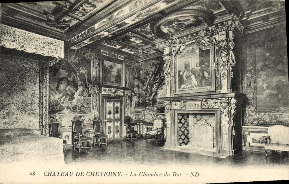 Schloss Cheverny - Die Kammer des Königs - ND - Vorderseite