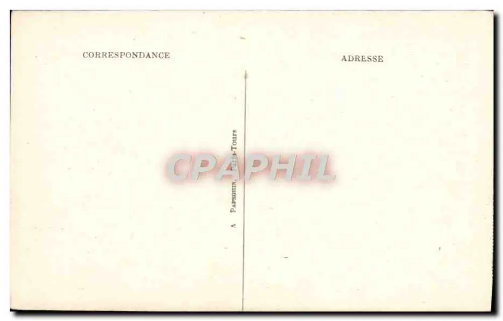 Chambord — El Castillo (Lado Oeste) — Ala Henri II — A.P. - Reverso
