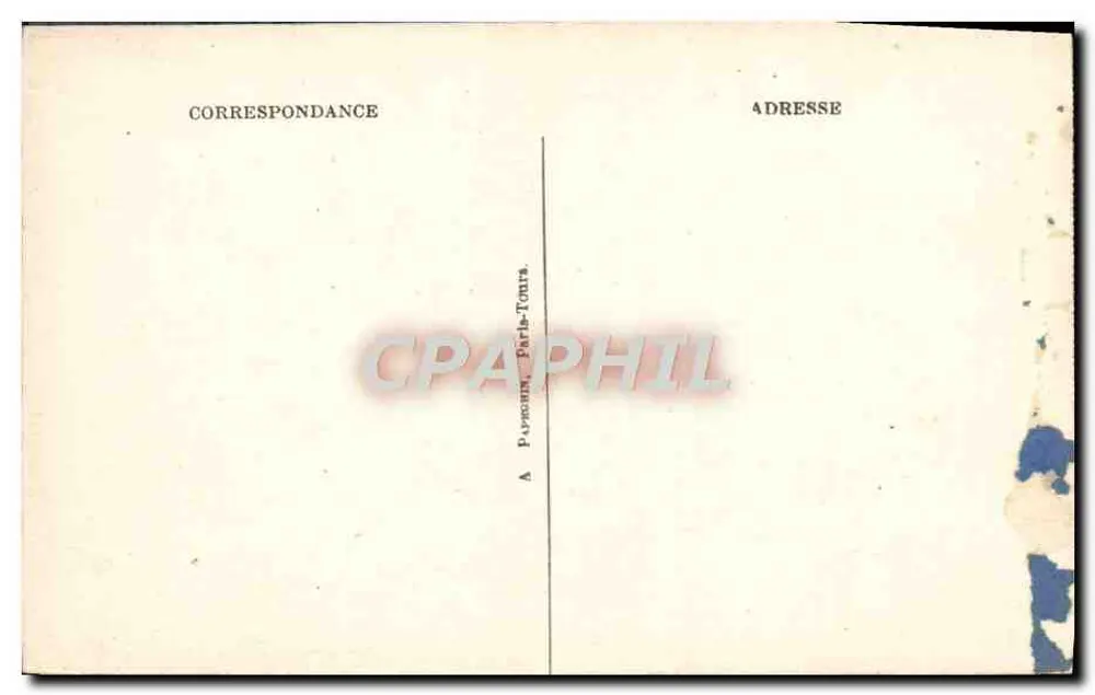 Chambord — Die Kirche und die Schule — Ansicht vom Schloss — A. P. - Rückseite