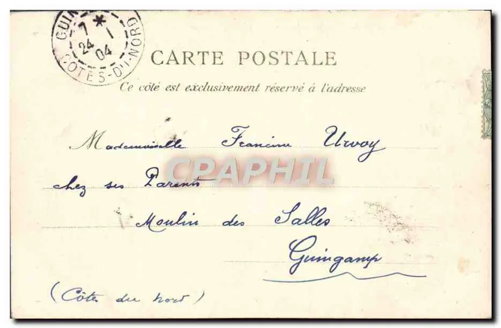 PARIS — Praça da Concórdia — C. L. C. n°172 - Verso