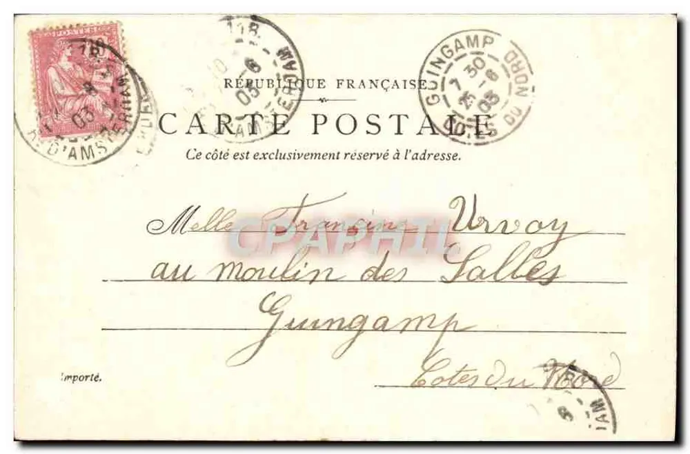 Grotte et Pavillon de Musique — Versailles — P. S. A. D. Ollhour P. M. phot. No. 204 - Verso
