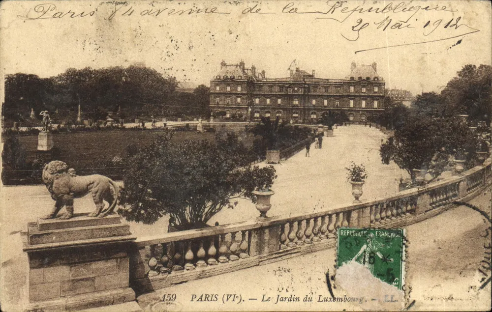 Paris (VIe) — Der Luxembourg-Park — LL, n° 459 - Vorderseite