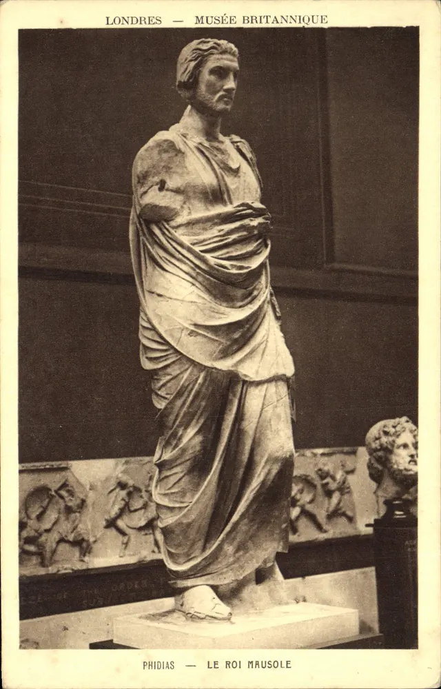 Phidias — Der König Mausole — Britisches Museum, London - Vorderseite