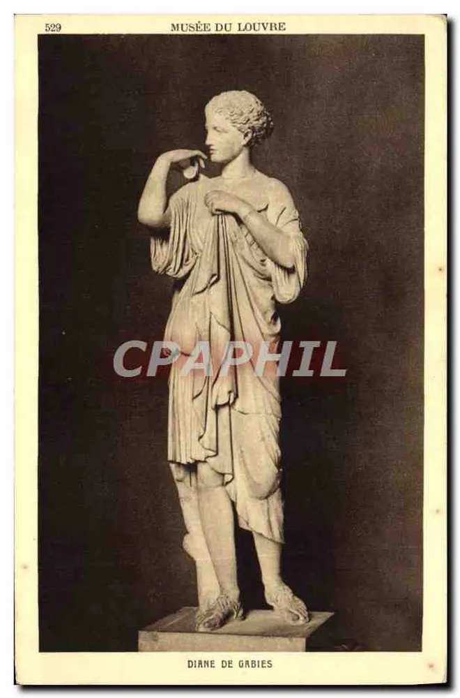 Diane de Gabies — Museo del Louvre — Braun & Cie, París - Anverso