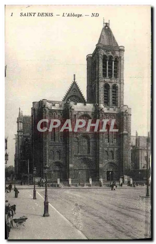 Saint-Denis — A Abadia — ND - Frente